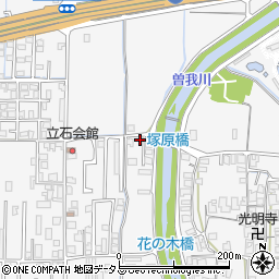 奈良県橿原市東坊城町544-5周辺の地図