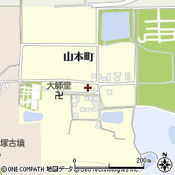 奈良県橿原市山本町170周辺の地図