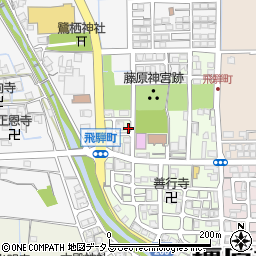 奈良県橿原市飛騨町93-10周辺の地図