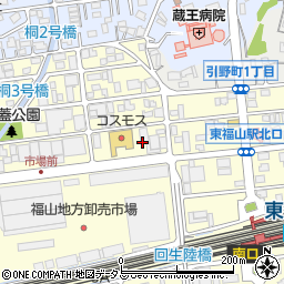 モダンパック　福山店周辺の地図