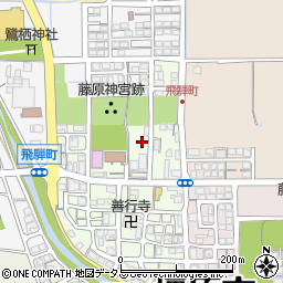 奈良県橿原市飛騨町75周辺の地図