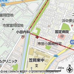 岡山県笠岡市西大島新田14-23周辺の地図