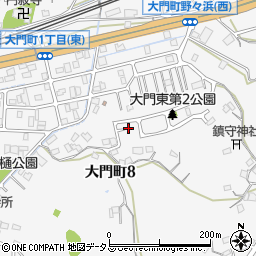 広島県福山市大門町8丁目3周辺の地図