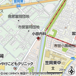 小田内科医院周辺の地図