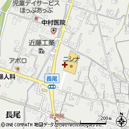 ニシナ玉野長尾店周辺の地図