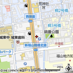 松屋福山東店周辺の地図