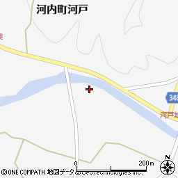広島県東広島市河内町河戸1663周辺の地図