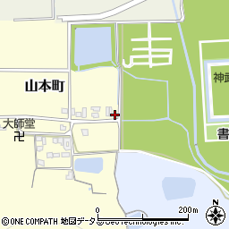 奈良県橿原市山本町74-8周辺の地図