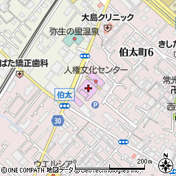 和泉市立人権文化センター市民文化ホール（ゆう・ゆうプラザ）周辺の地図