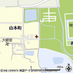 奈良県橿原市山本町74-5周辺の地図