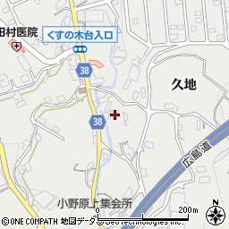 広島県広島市安佐北区安佐町久地1042-1周辺の地図