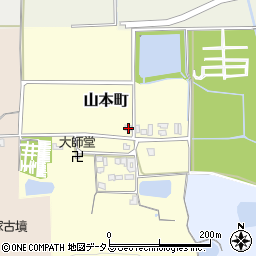 奈良県橿原市山本町90周辺の地図