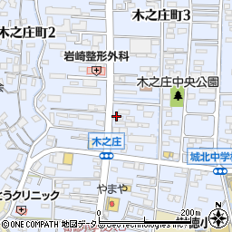 本家かまどや　木之庄店周辺の地図