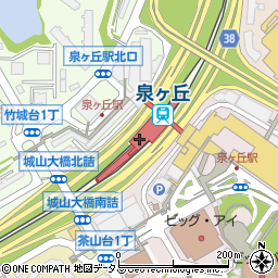 泉北高速鉄道株式会社　泉ヶ丘駅周辺の地図
