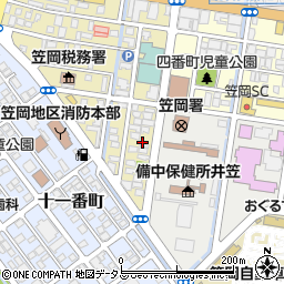 カギの専門店桃太郎ロック笠岡周辺の地図