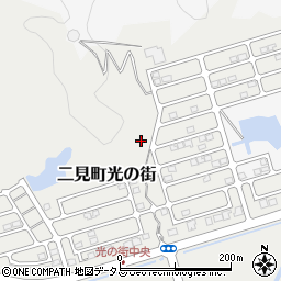 三重県伊勢市二見町光の街周辺の地図