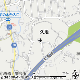 広島県広島市安佐北区安佐町久地987周辺の地図