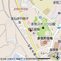 松阪南消防署多気分署周辺の地図