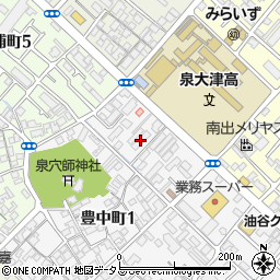 セジュール寺田周辺の地図