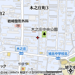 株式会社なかやま牧場　ハート木之庄店周辺の地図