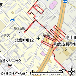 カラオケ館　泉大津店周辺の地図