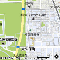 奈良県橿原市大久保町101-22周辺の地図