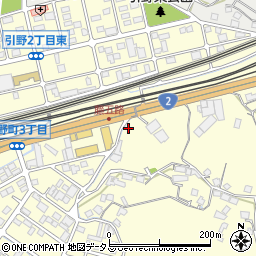 広島県福山市引野町91周辺の地図