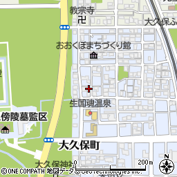 奈良県橿原市大久保町101周辺の地図