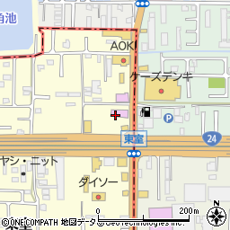 快活CLUB大和高田店周辺の地図