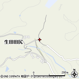兵庫県淡路市生田田尻1104周辺の地図