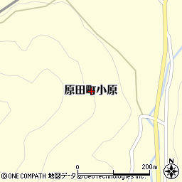 広島県尾道市原田町小原周辺の地図
