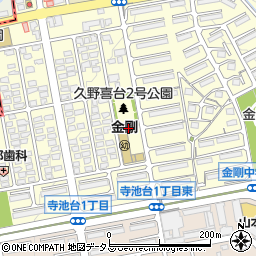 大阪府富田林市久野喜台2丁目6周辺の地図