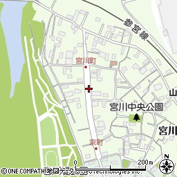 三重県伊勢市宮川周辺の地図