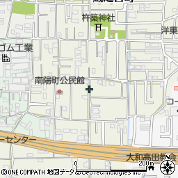 奈良県大和高田市南陽町周辺の地図