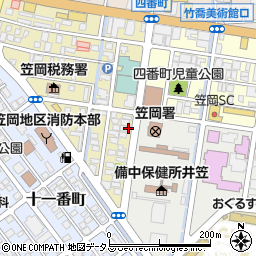 株式会社坂口損保笠岡支店周辺の地図