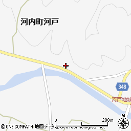 広島県東広島市河内町河戸1151周辺の地図