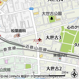 デイサービス手をつなごう周辺の地図