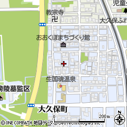 奈良県橿原市大久保町101-39周辺の地図