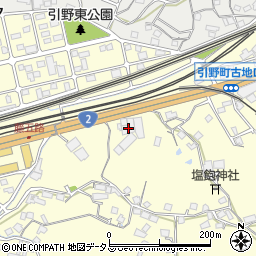 広島県福山市引野町129周辺の地図