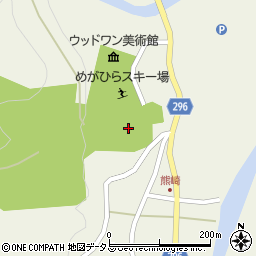 女鹿平温泉周辺の地図