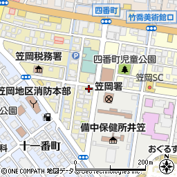 株式会社玄場建築設計事務所　笠岡事務所周辺の地図