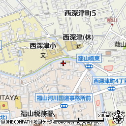 福山諸聖徒英会話教室周辺の地図