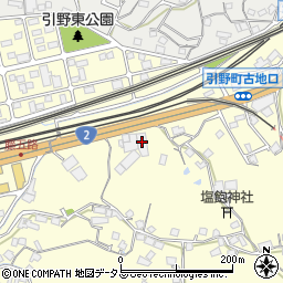 広島県福山市引野町130-1周辺の地図