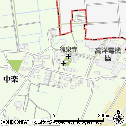 中楽区公民館周辺の地図