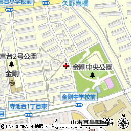 富田林市立金剛老人憩いの家周辺の地図