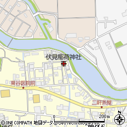 伏見稲荷神社周辺の地図