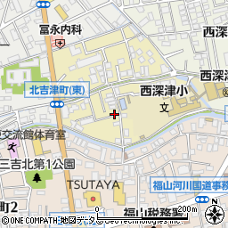 広島県福山市東吉津町1-23周辺の地図