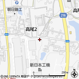 大阪府堺市南区高尾2丁285周辺の地図