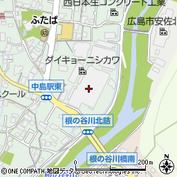 ダイキョーニシカワ　可部工場周辺の地図