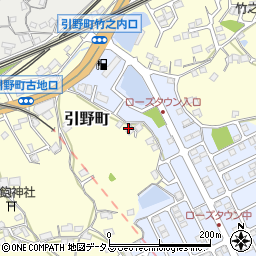 広島県福山市引野町415周辺の地図